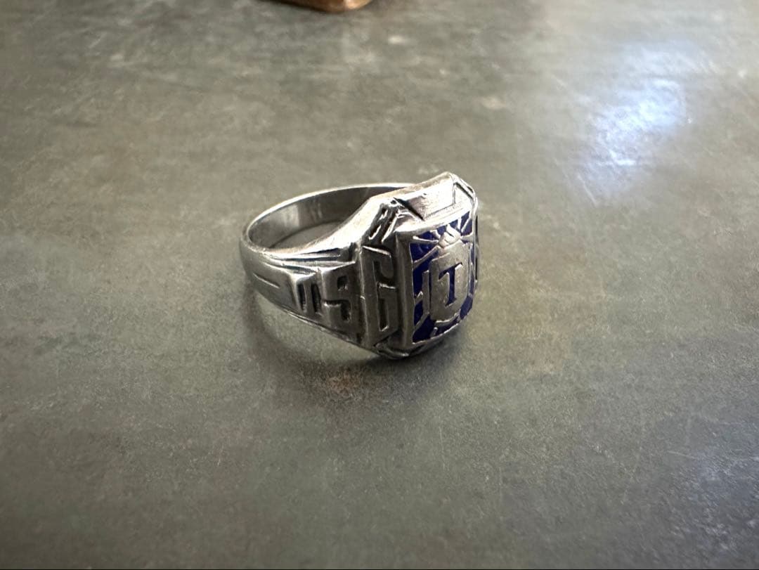 希少　ヴィンテージ　リング　925 アンティーク　アメリカ　シグネット