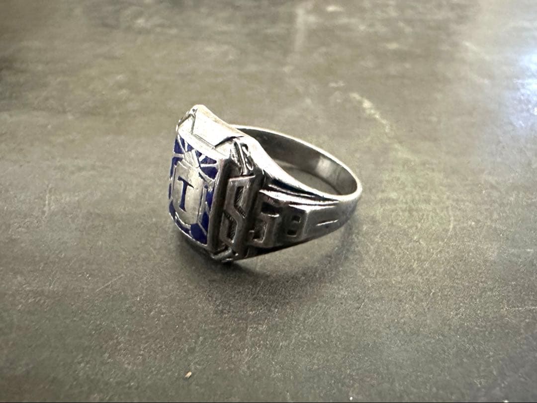 希少　ヴィンテージ　リング　925 アンティーク　アメリカ　シグネット