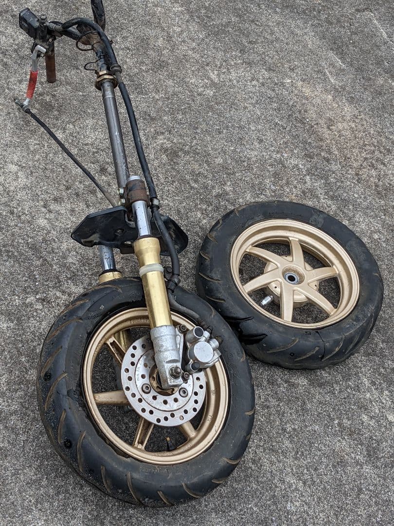 ライブディオZX フロント足回りとリヤホイール L108348926 - パーツ