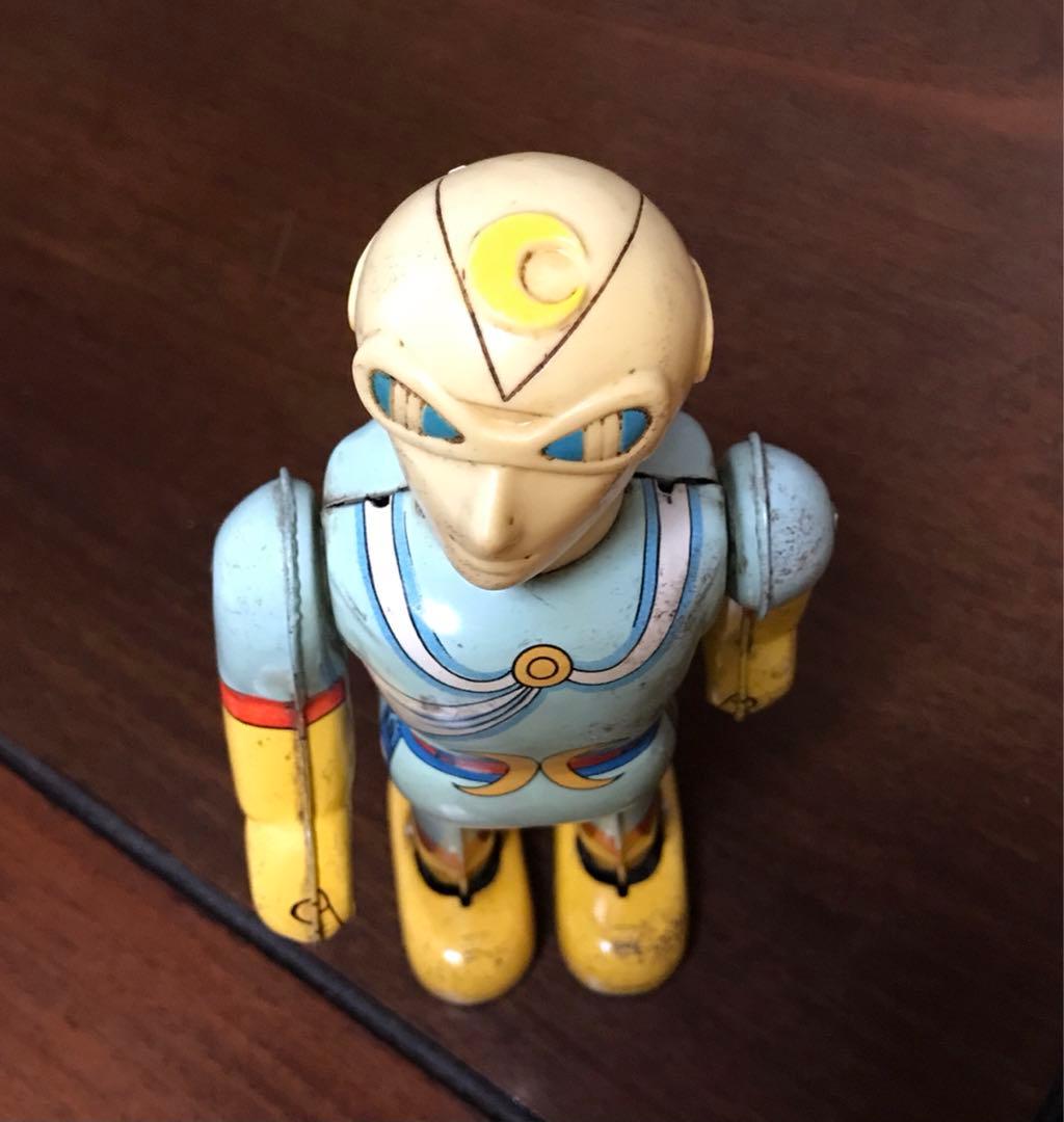 ブルマァク　月光仮面　当時物　ブリキ製　ゼンマイ歩行