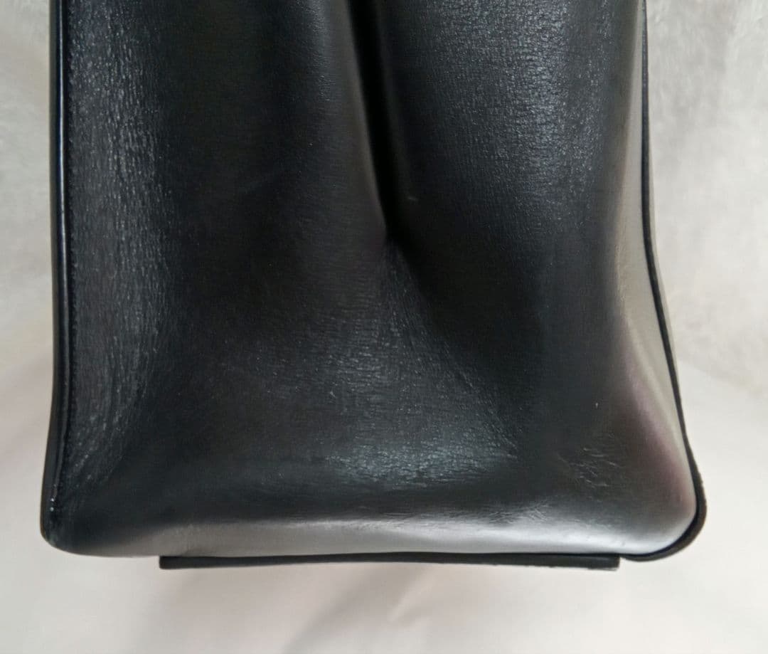 美品 CÉLINE セリーヌ エッジ ブラック レザー ハンドバッグトートバッグ