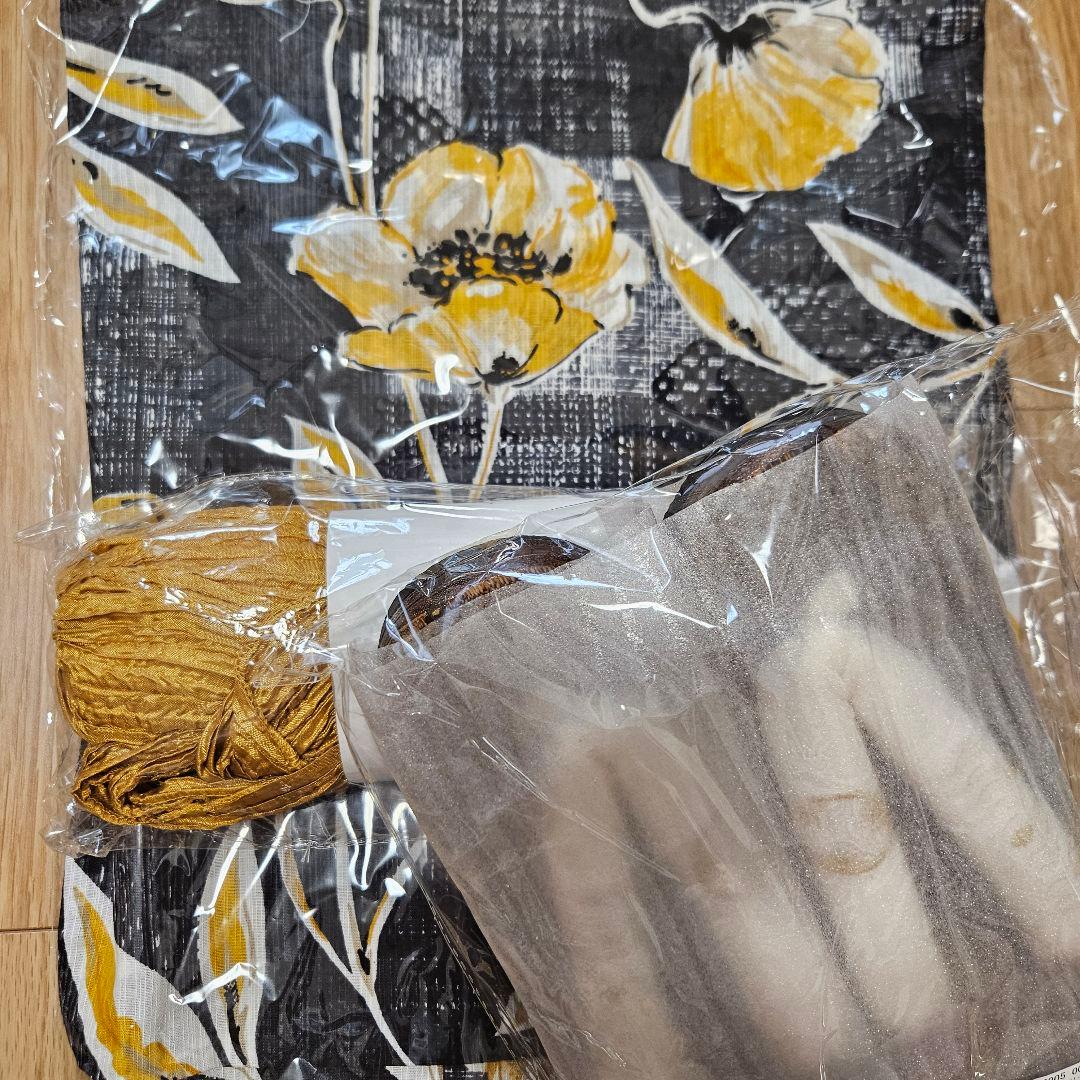 Utatane×ニコアンティーク 新品 三点セット(帯・下駄) 　 個性派