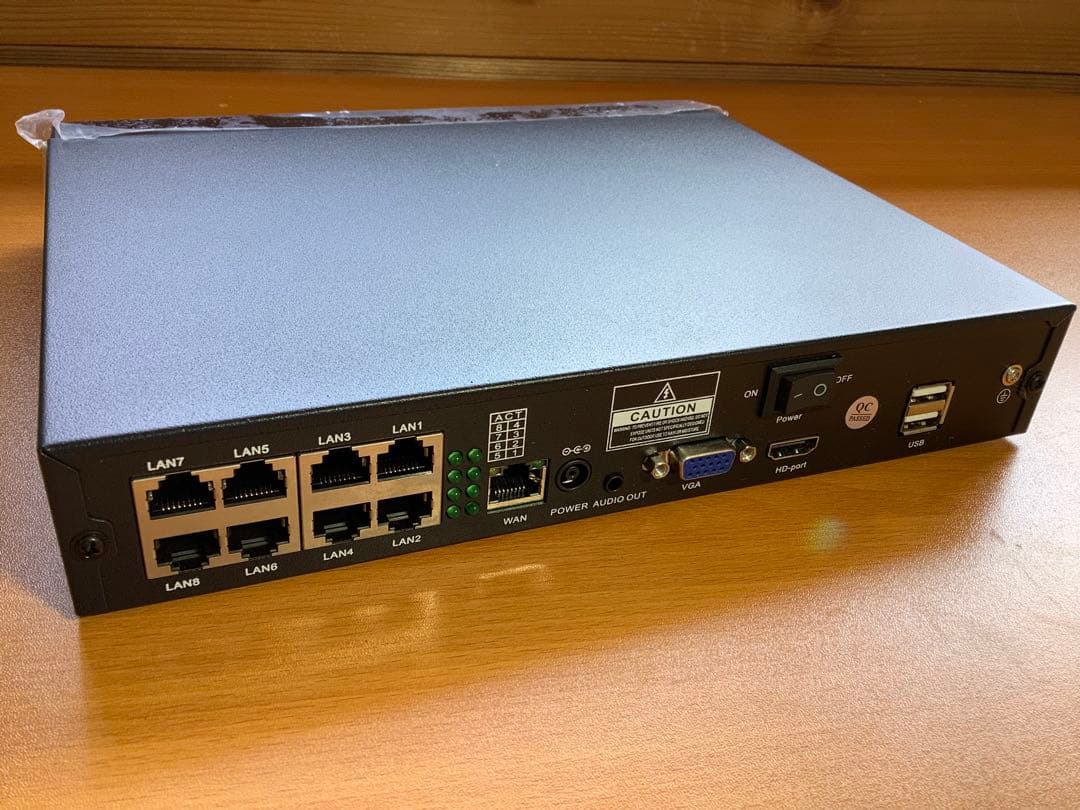 YESKAMO 防犯カメラレコーダー NVR P09-JP3002-1T