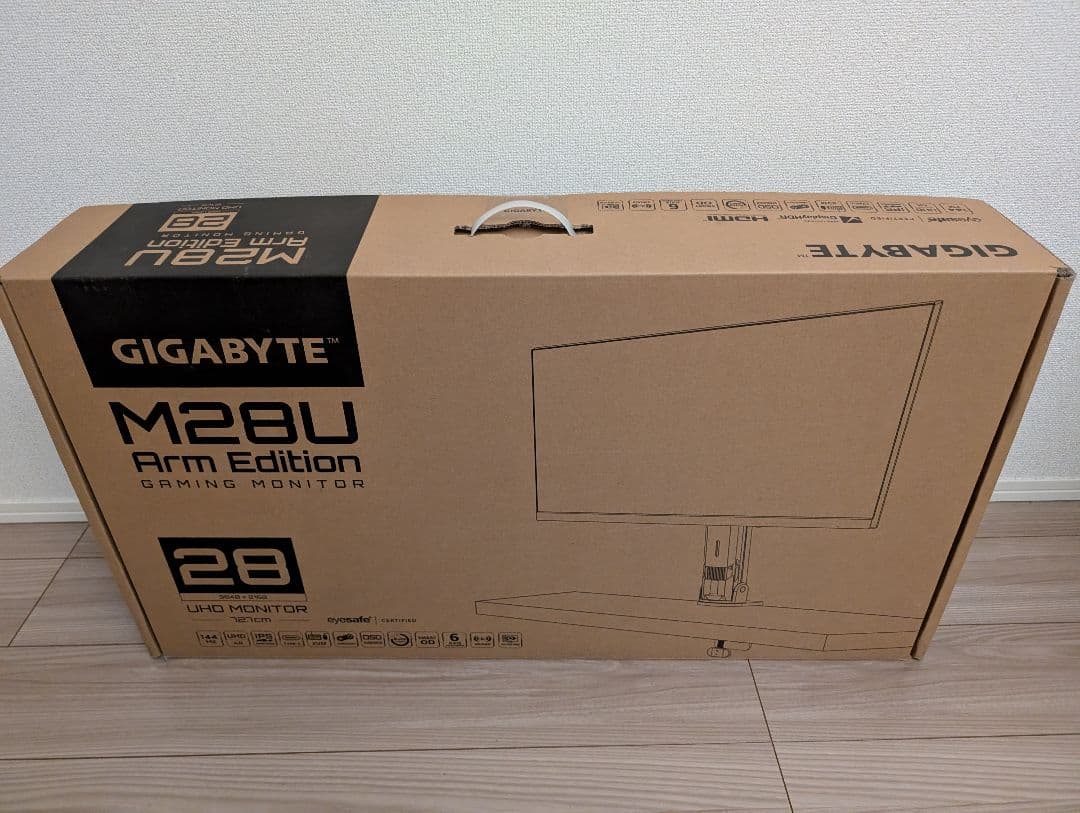 GIGABYTE M28U AE 28インチ 4K 144Hz VRR対応 Amazon.co.jp: GIGABYTE ゲーミングモニター 28インチ UHD 平面