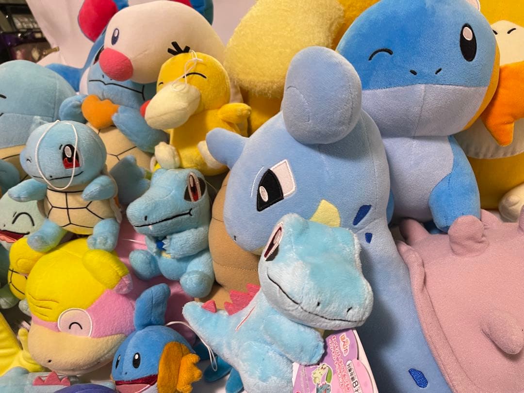 ポケモン　ぬいぐるみ　水タイプまとめ売り