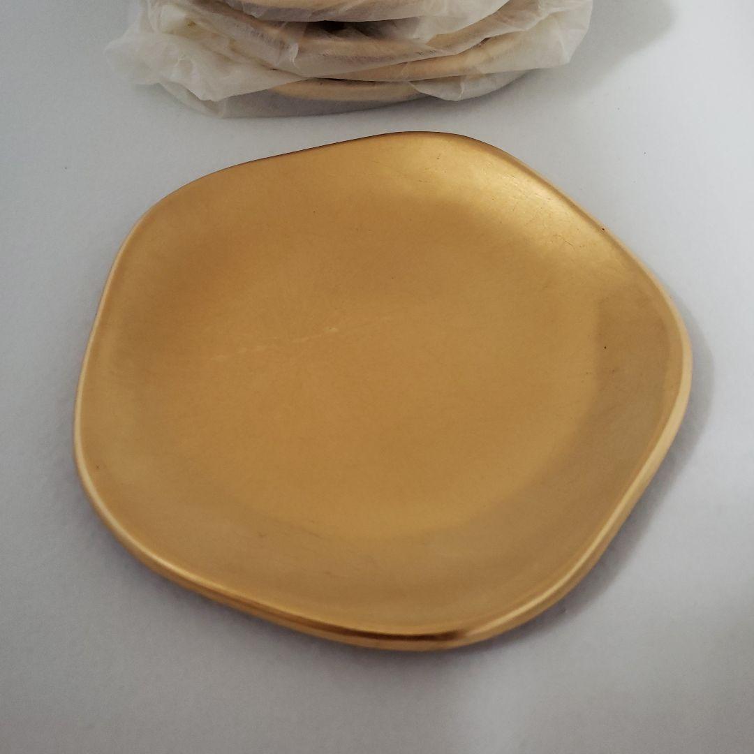 八千代 金沢金箔銘々皿 5枚セット - メルカリ