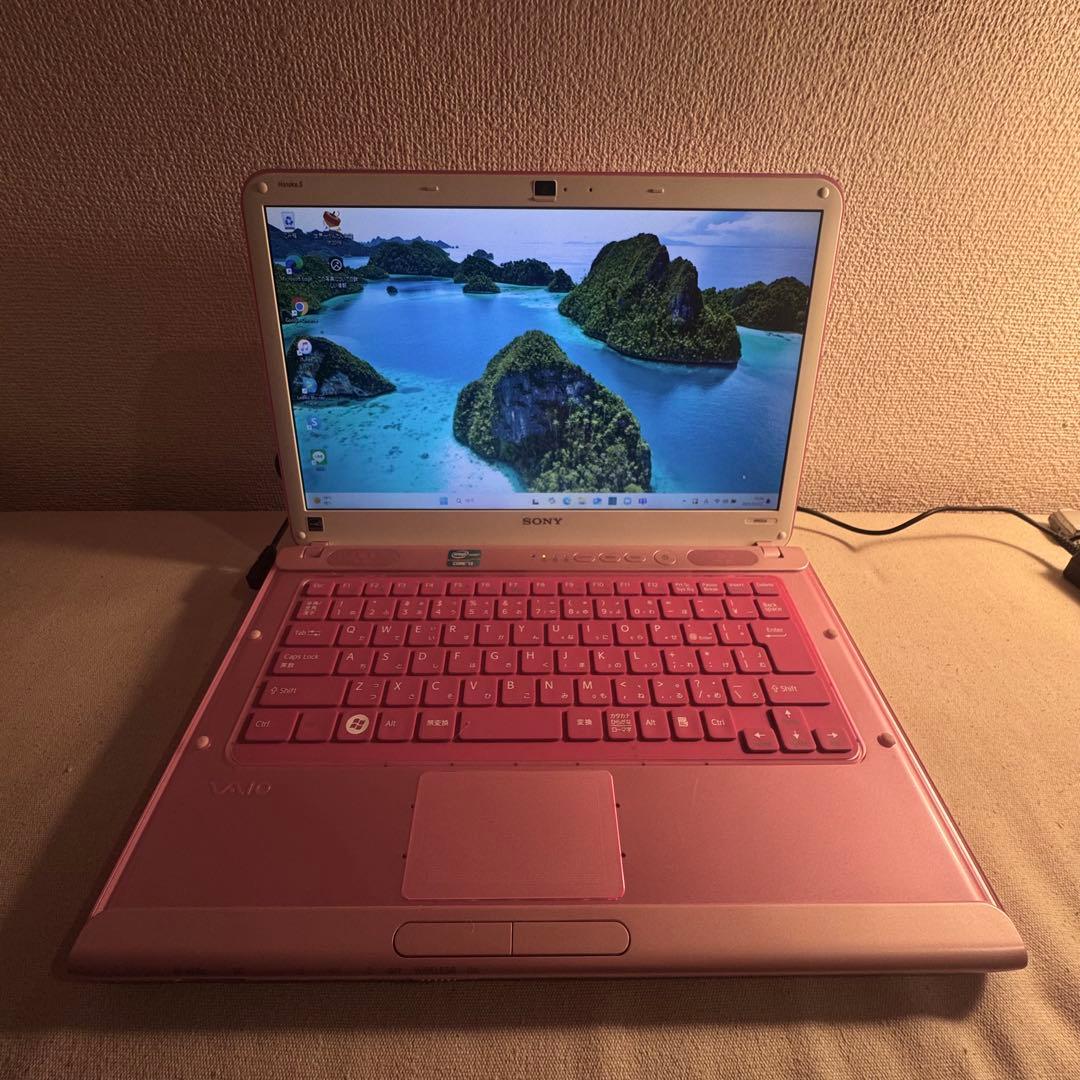 ピンクWin11 Core i5超速バイオDVDドライブ