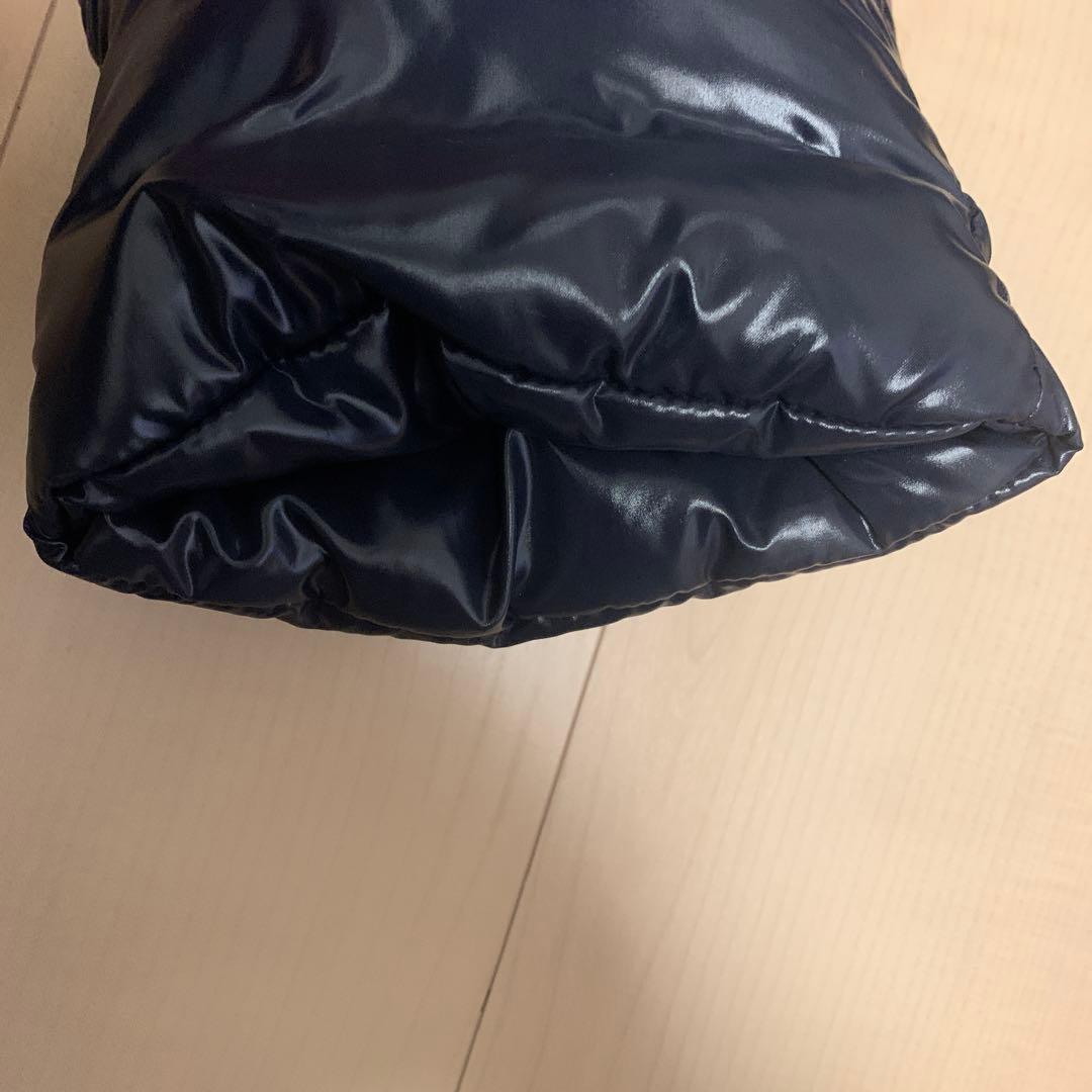 MONCLER ネイビー ファー付きダウン　90