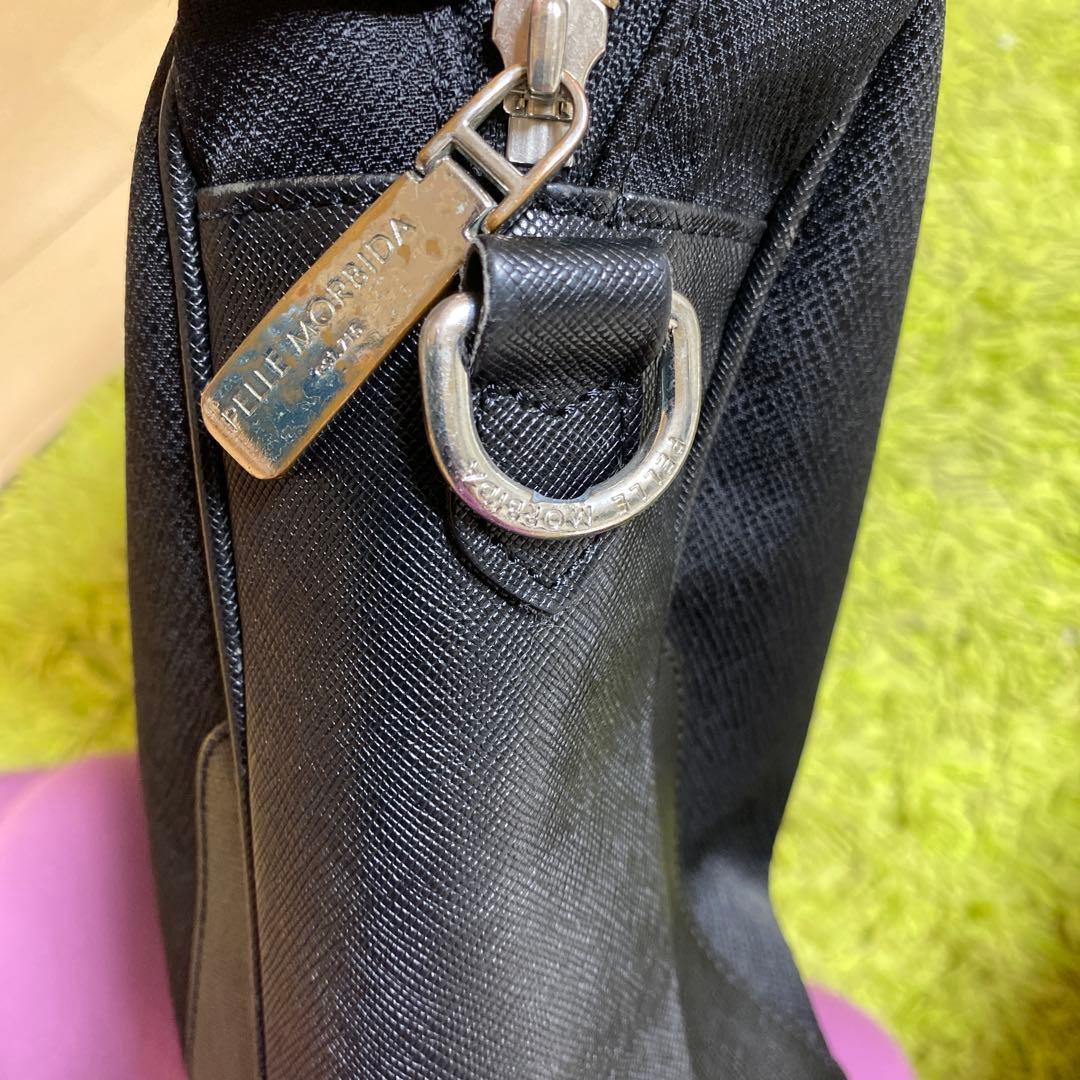 おすすめ　美品　PELLE MORBIDA キャピターノ ビジネスバッグブラック