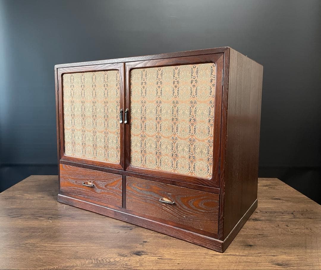 和製アンティーク 小物収納　引き出し 木製 卓上 小物入れ 引き出し ミニチェスト アンティーク ウッド 収納