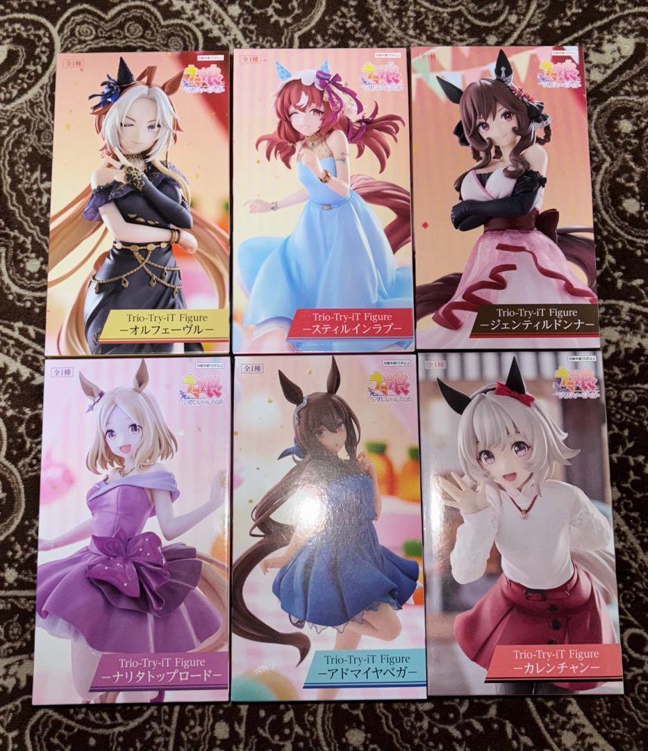 ウマ娘 trio try it figure ラウンドワン限定 6種 セット ウマ娘 Trio-Try-iT Figure フィギュアラウンドワン限定 ラウワン