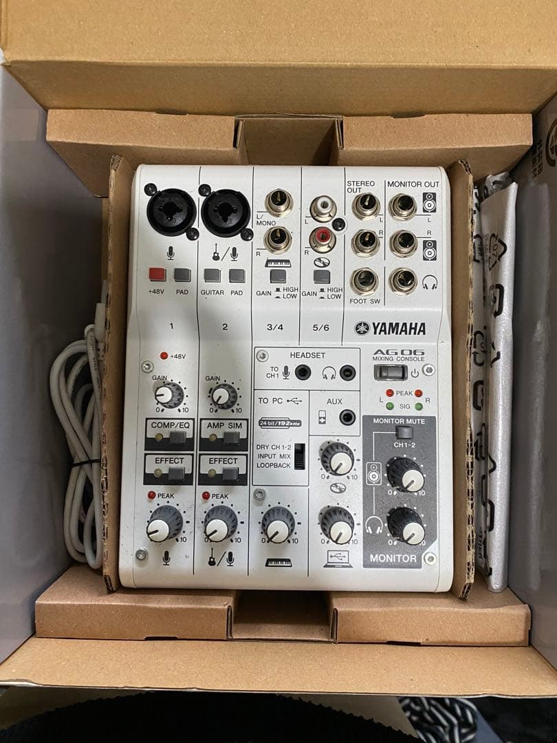 YAMAHA AG06ミキシング・コンソール L1081023894 - 配信機器・PA機器