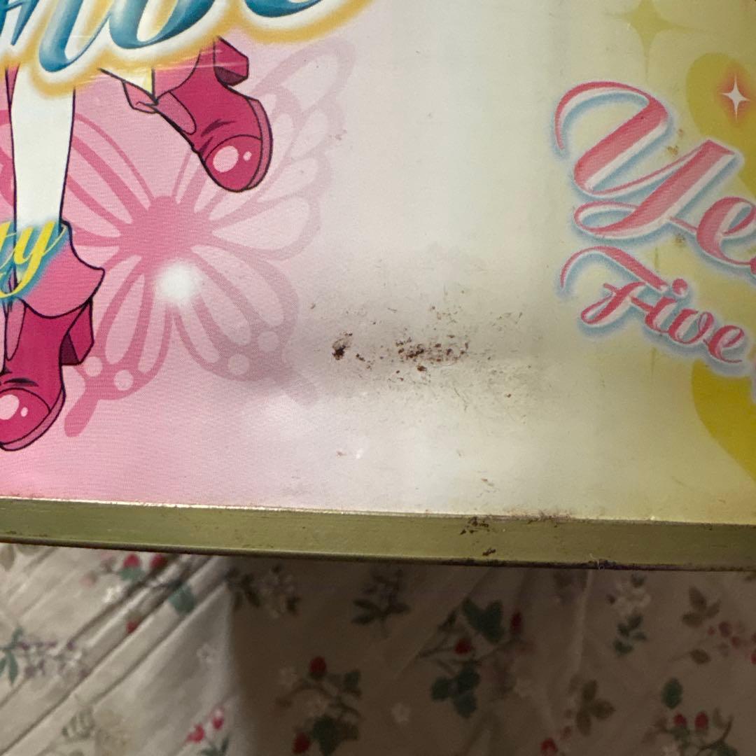 アニメ　Yes! Precure 5 蓋付き　特大缶　持ち手付き福缶