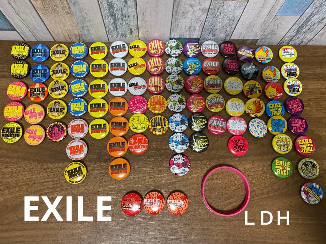 EXILE ライブツアー 缶バッジ MONSTER FINAL PERFECT - メルカリ