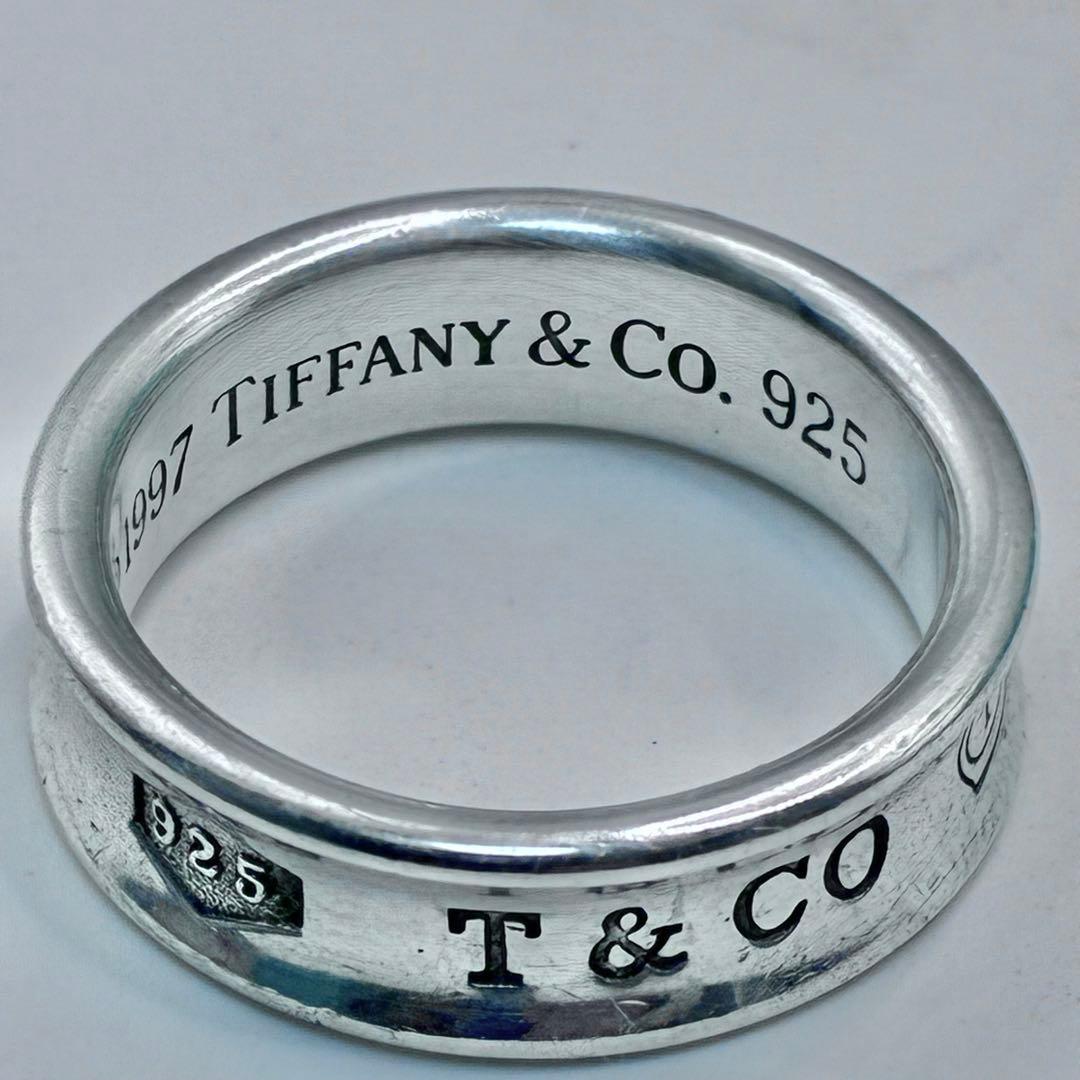 【大きいサイズ】ティファニー 20号 ナローリング シルバー 指輪　美品