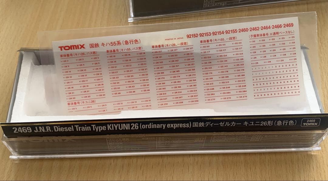 おまけ付き TOMIX HGシリーズ 国鉄ディーゼルカー7両セット