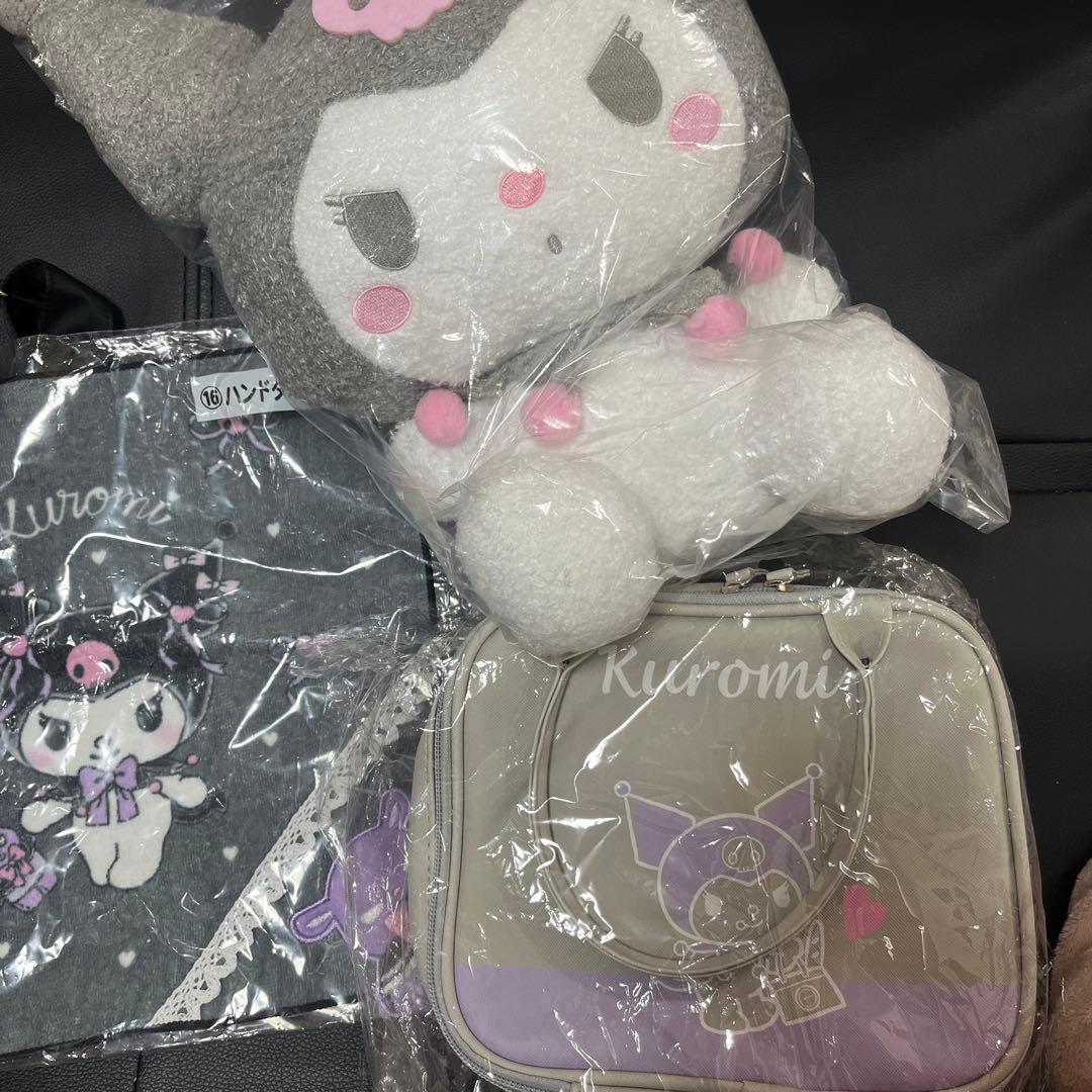 クロミちゃんグッズ4点セット バッグ/ぬいぐるみ/ポーチタオル