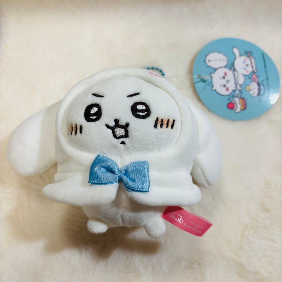 ちいかわ　ハチワレ　シナモロール　ポチャッコ　シナモン　ぷちミニフードマスコット