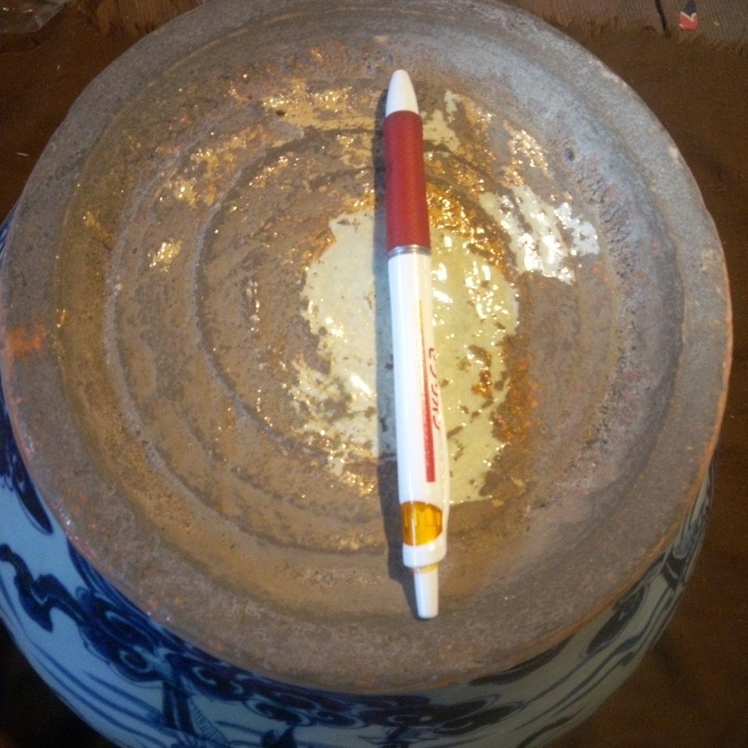 中国陶磁器 元染付 青白磁の神話的キャラクターの壺