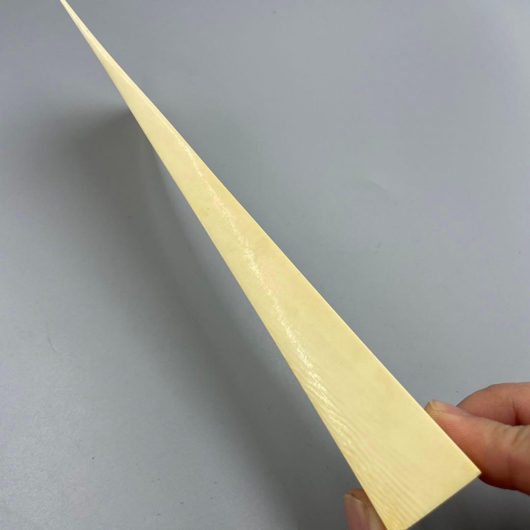 239ヴィンテージ 天然素材 三味線バチ 重さ約128g