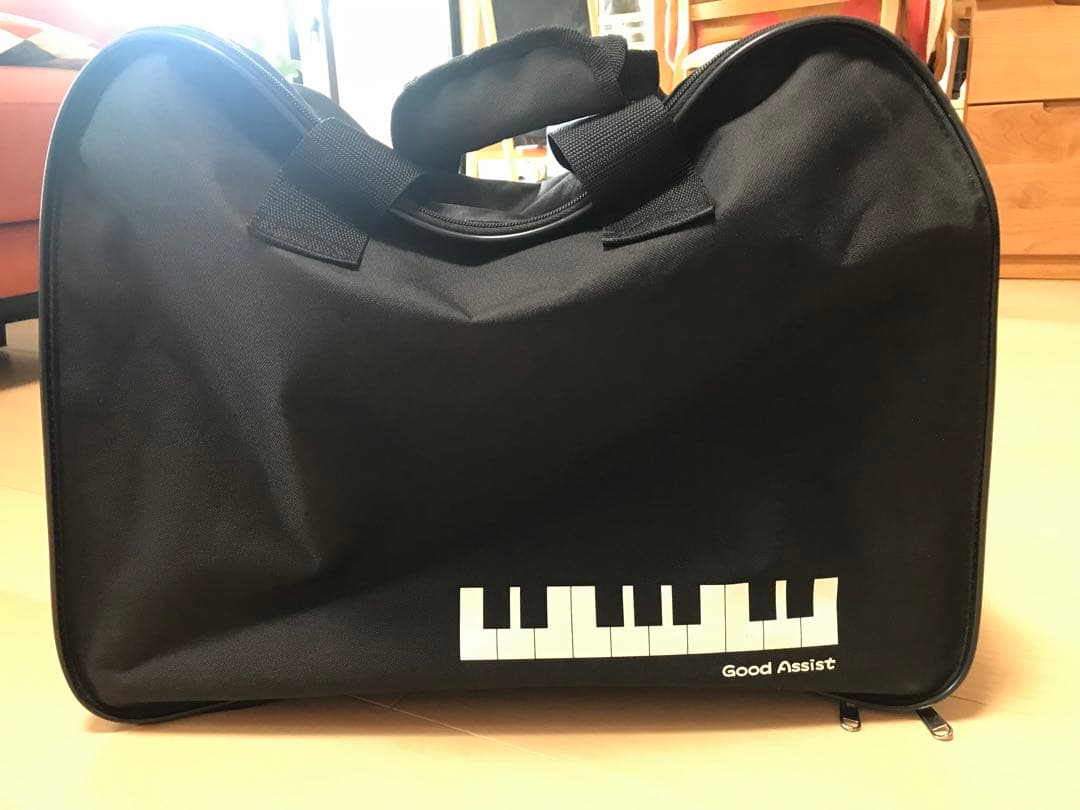 （甲南）ピアノ補助ペダル、足台KP-DX　【ブラック】ペダルキャリングバッグ