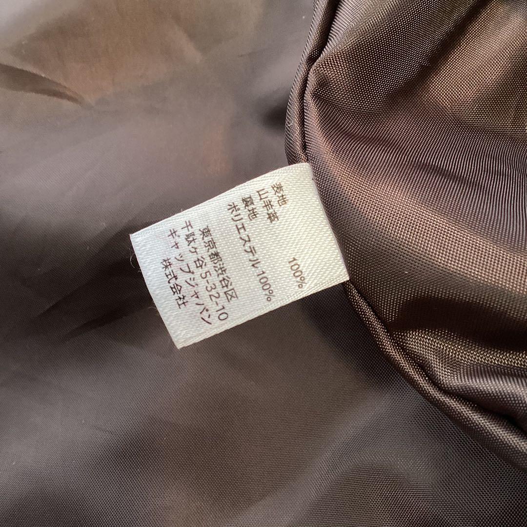 ギャップ レザージャケット ブラウン ヤギ 山羊 ゴートレザー