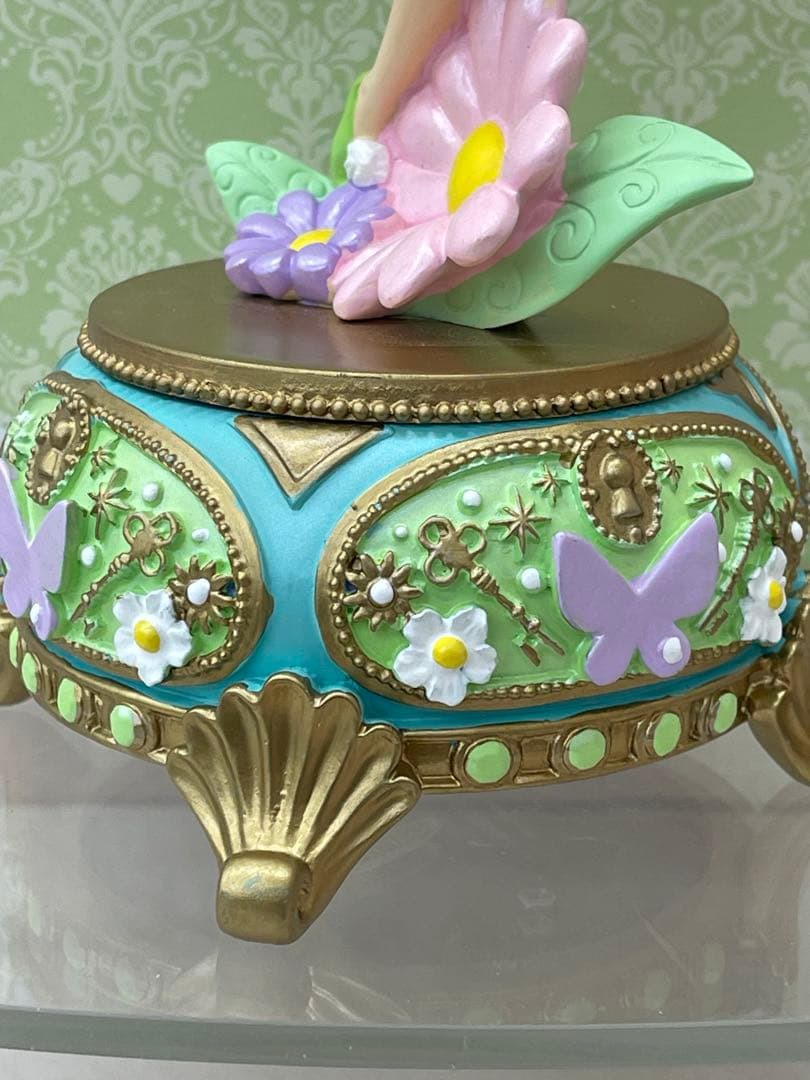 ティンカーベル オルゴール 花と蝶ディズニーストア