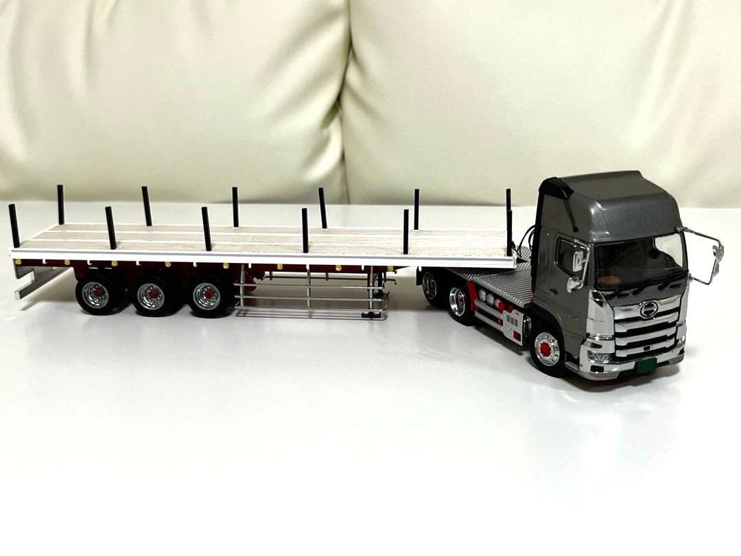 1/50 3軸まな板トレーラー　ケンクラフト　プロフィアSS用　日立　コベルコ