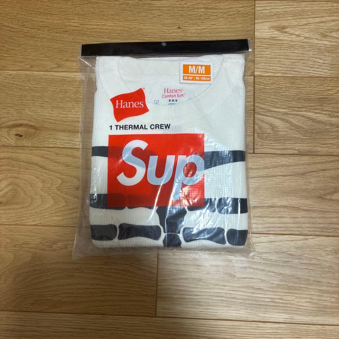 supreme骨サーマル SUPREME(シュプリーム) Hanes® Bones Thermal Crew 骨サーマル クルー