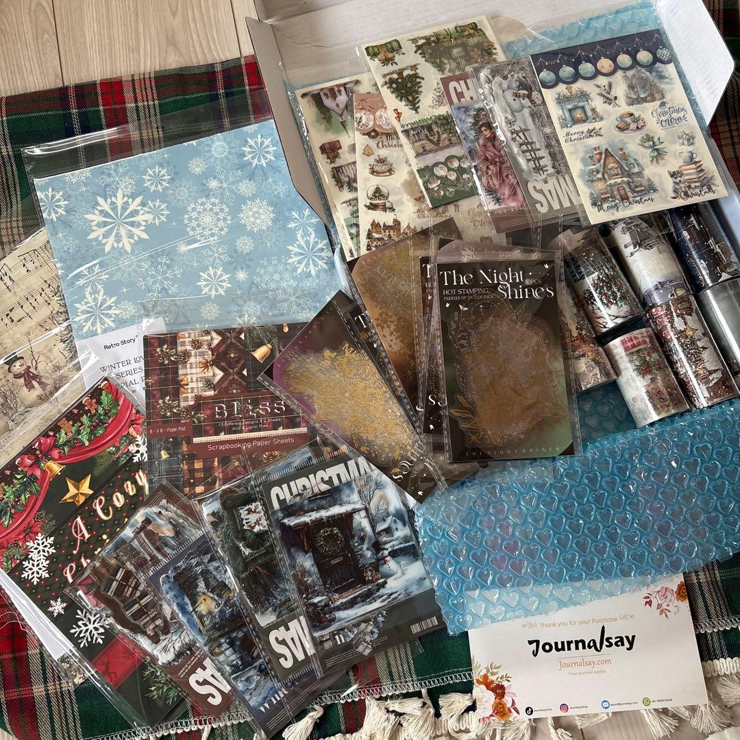 コラージュ 断捨離 80サイズ セット まとめ 素材 日記 紙もの おすそ分け