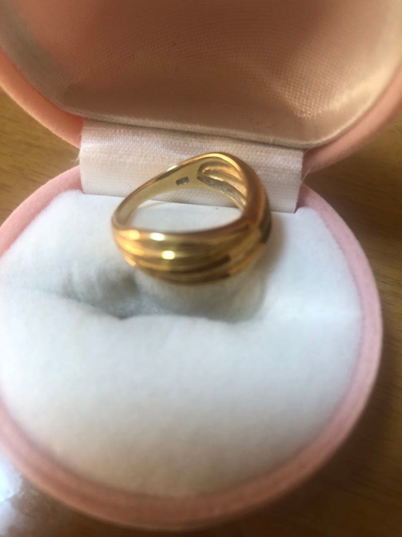 ぴ*読様 K18ゴールドリング　K18指輪　約5.8g 中真堂