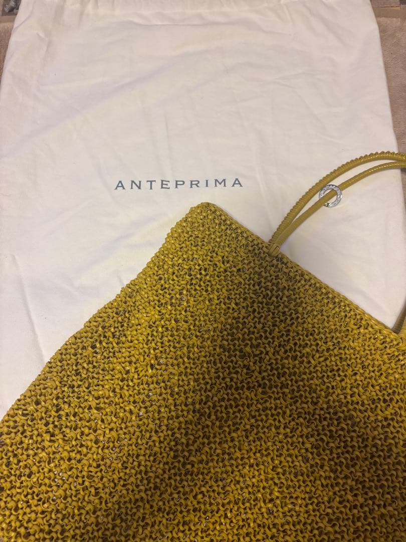 ANTEPRIMA ワイヤーバッグ レアカラー イエロー 保存袋あり 美品