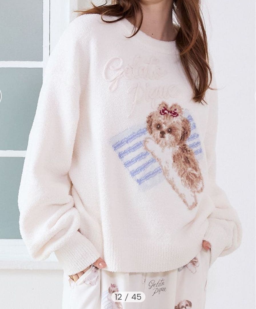 ジェラートピケ　シーズージャガードプルオーバー