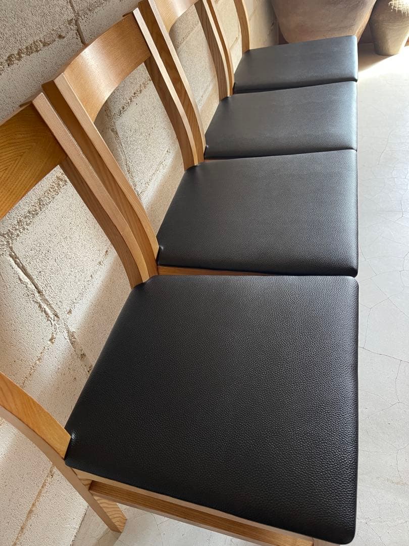 無印良品 MUJI ダイニング5点セット　タモ材　オーク無垢材　165サイズ