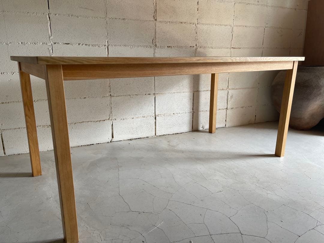 無印良品 MUJI ダイニング5点セット　タモ材　オーク無垢材　165サイズ