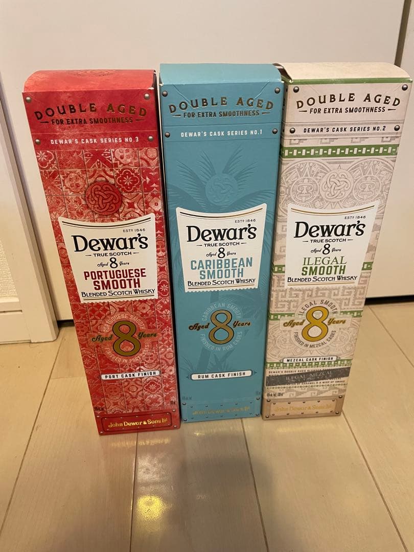 Dewar's 8年熟成ウイスキー 5本セット Dewar's 8年熟成 ウイスキーセット