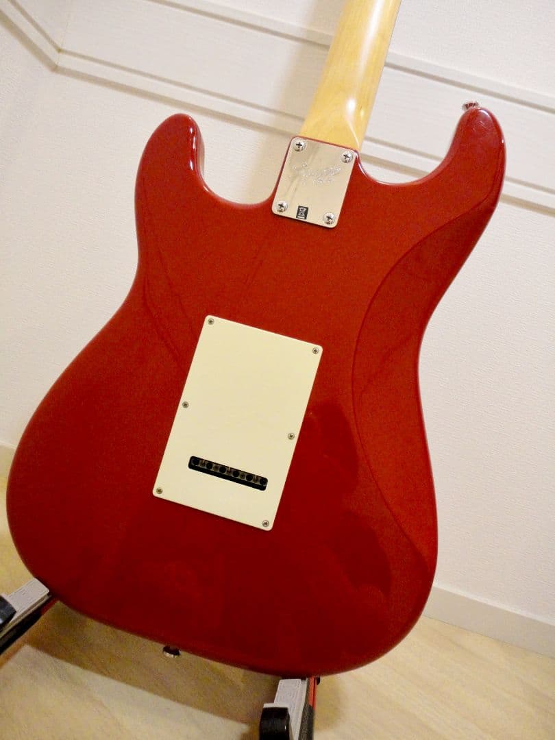 【メンテ済】Squier ストラトキャスター ダコタレッド