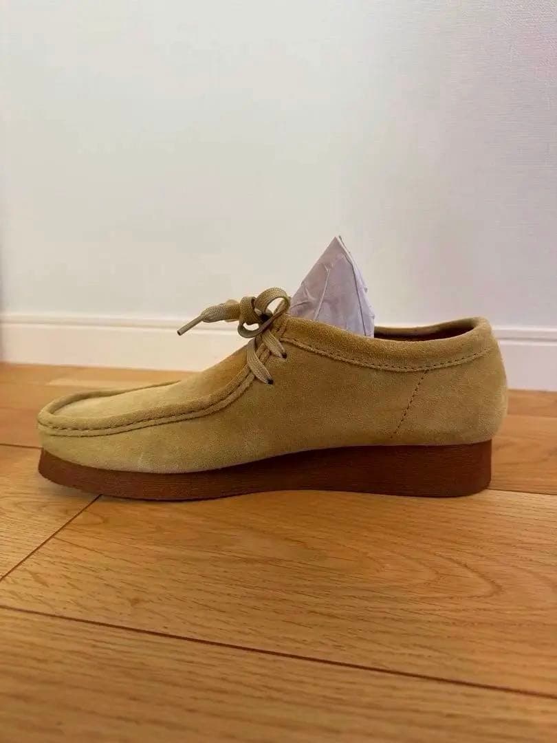 Clarks ワラビー ベージュ スエード　25cm