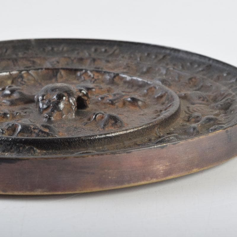 中国 古銅 銅鏡 古鏡 紙鎮 文鎮 2点 C 9214 - メルカリ