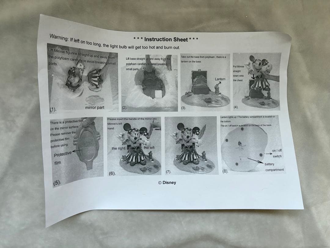 T*Q様 ミニーマウス カリブの海賊 ビッグフィギュア パイレーツオブカリビアン