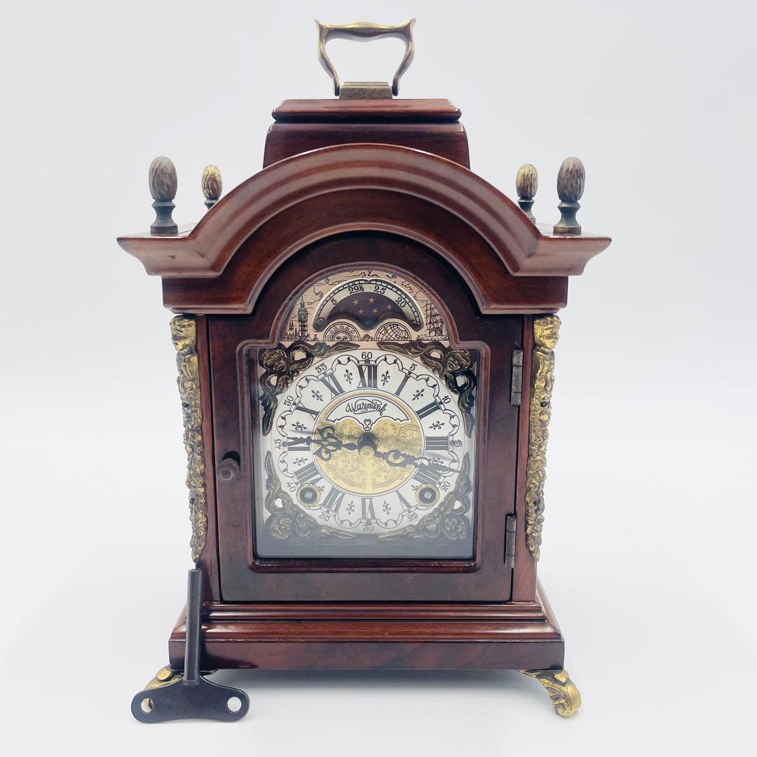 Warmink Wuba ワルミンクムーンフェイズ ゼンマイ 置き時計 - メルカリ