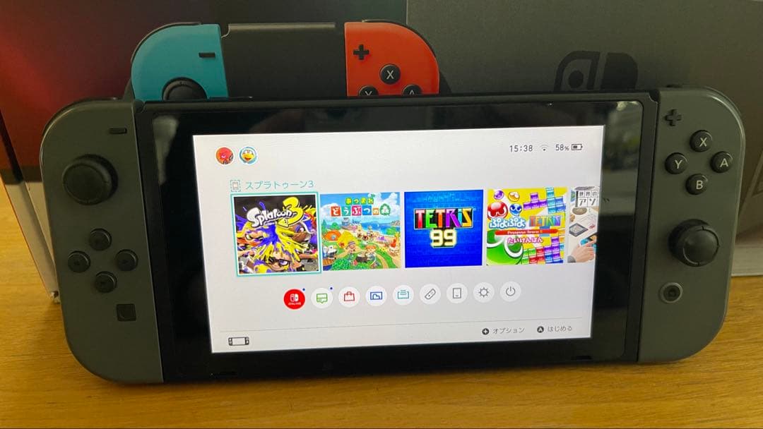 Nintendo Switch 本体 美品 動作確認済み スプラトゥーンケース付
