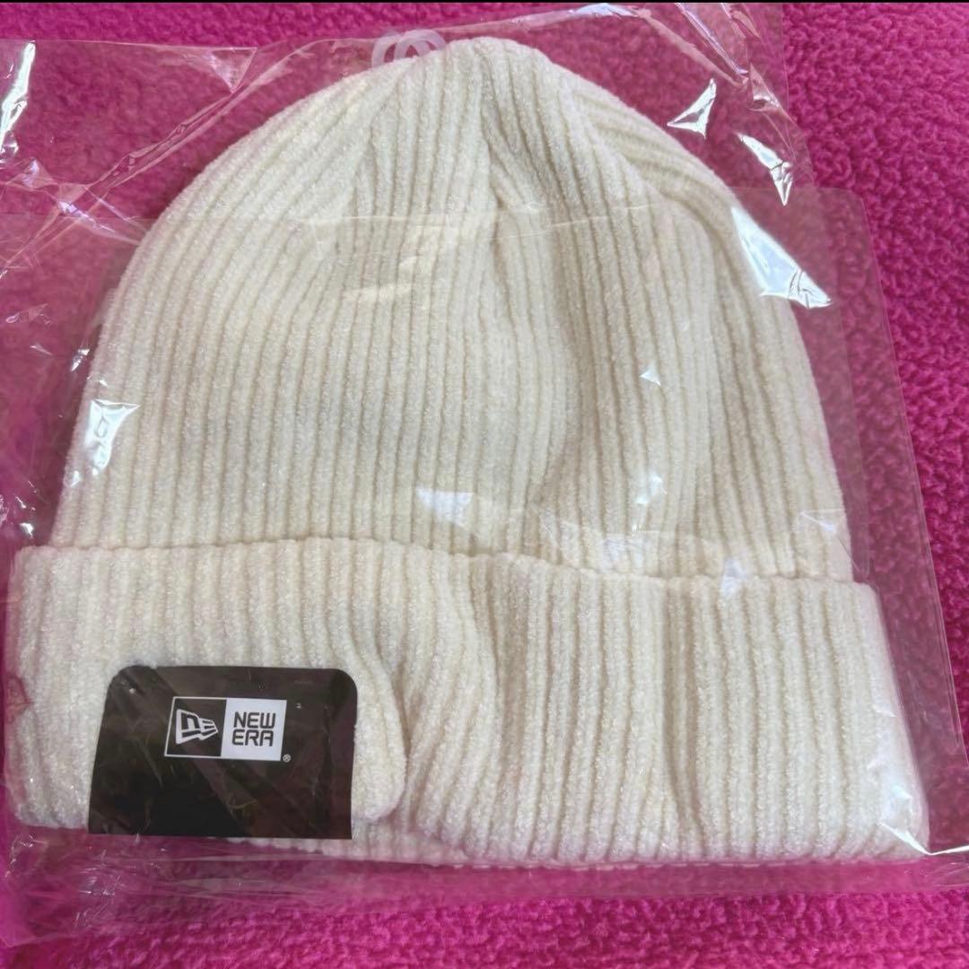 NEW ERA ニューエラ カフニットモールヤーン ニット帽 ホワイト