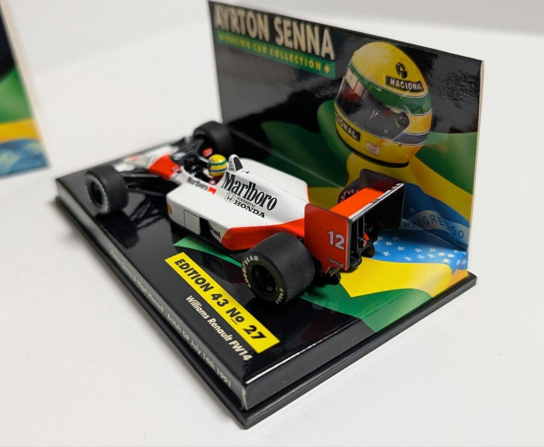 PMA 1/43 マクラーレン MP4/4 No.12 マルボロロゴ仕様台紙違い