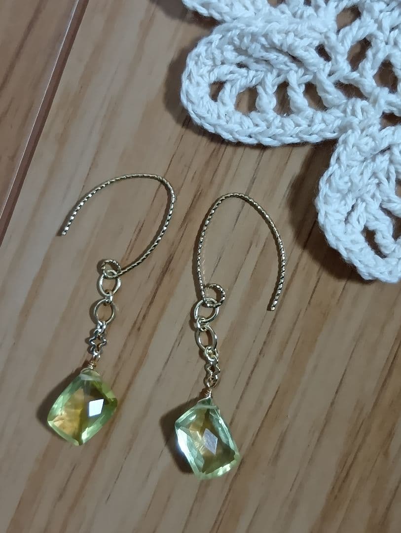 532/14kgf宝石質アシメントリーピアスチャーム他5点