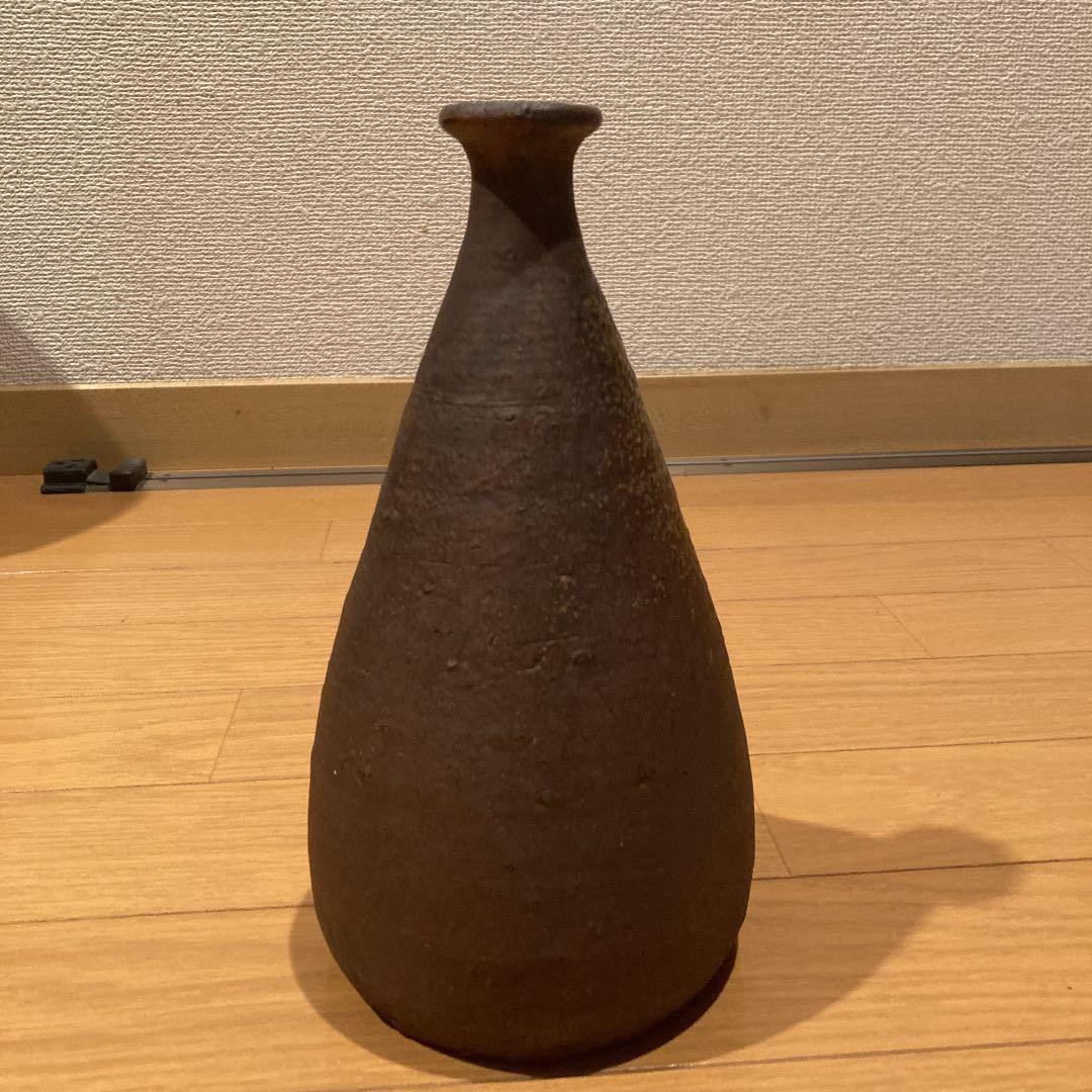 備前焼　舟徳利　一輪挿し　壺　花瓶