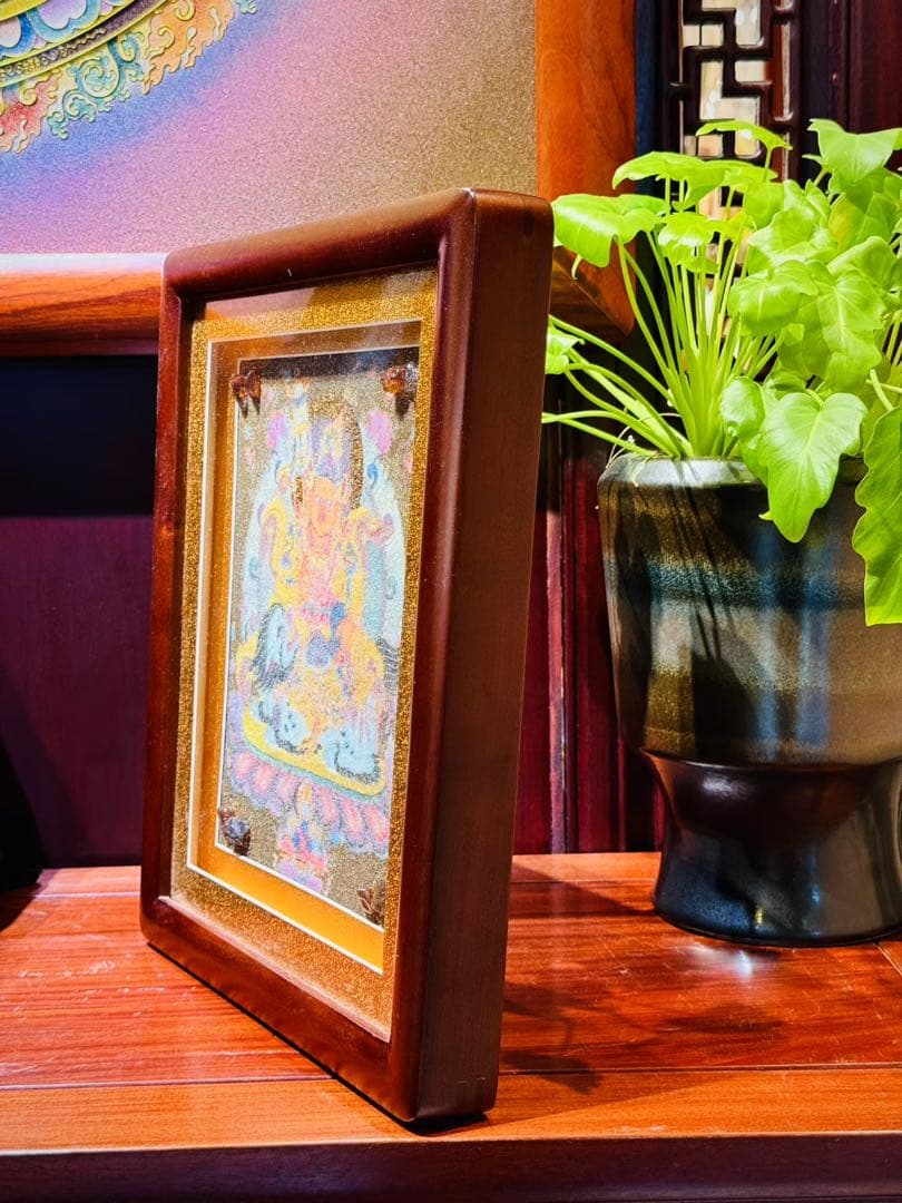 『宝蔵天』 絵画 37×31cm 超レア品 総合運 開運 御守り