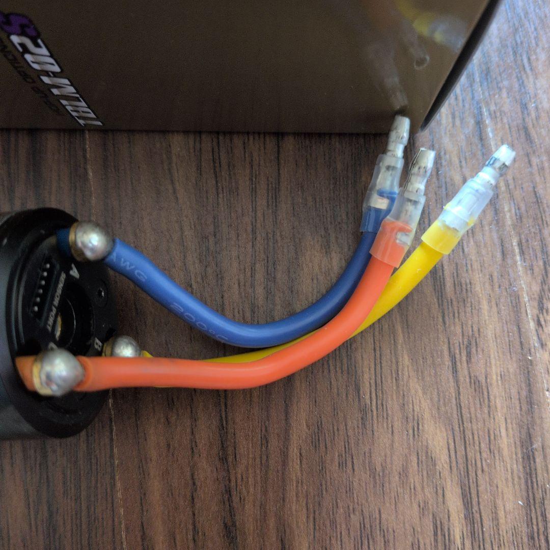 タミヤ　ブラシレスTBLM-02Sモーターとアンプ　TBLE-04SR