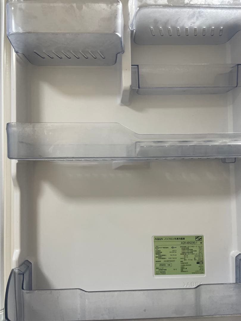 ホワイト冷蔵庫