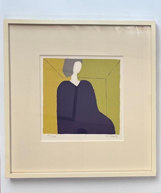 大沢昌助　シルクスクリーン　『婦人像』サイン入り　83/100 大沢昌助 シルクスクリーン 『婦人像』サイン入り 83/100